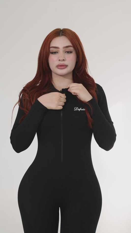 DLV Angel Back Jumpsuit | Black