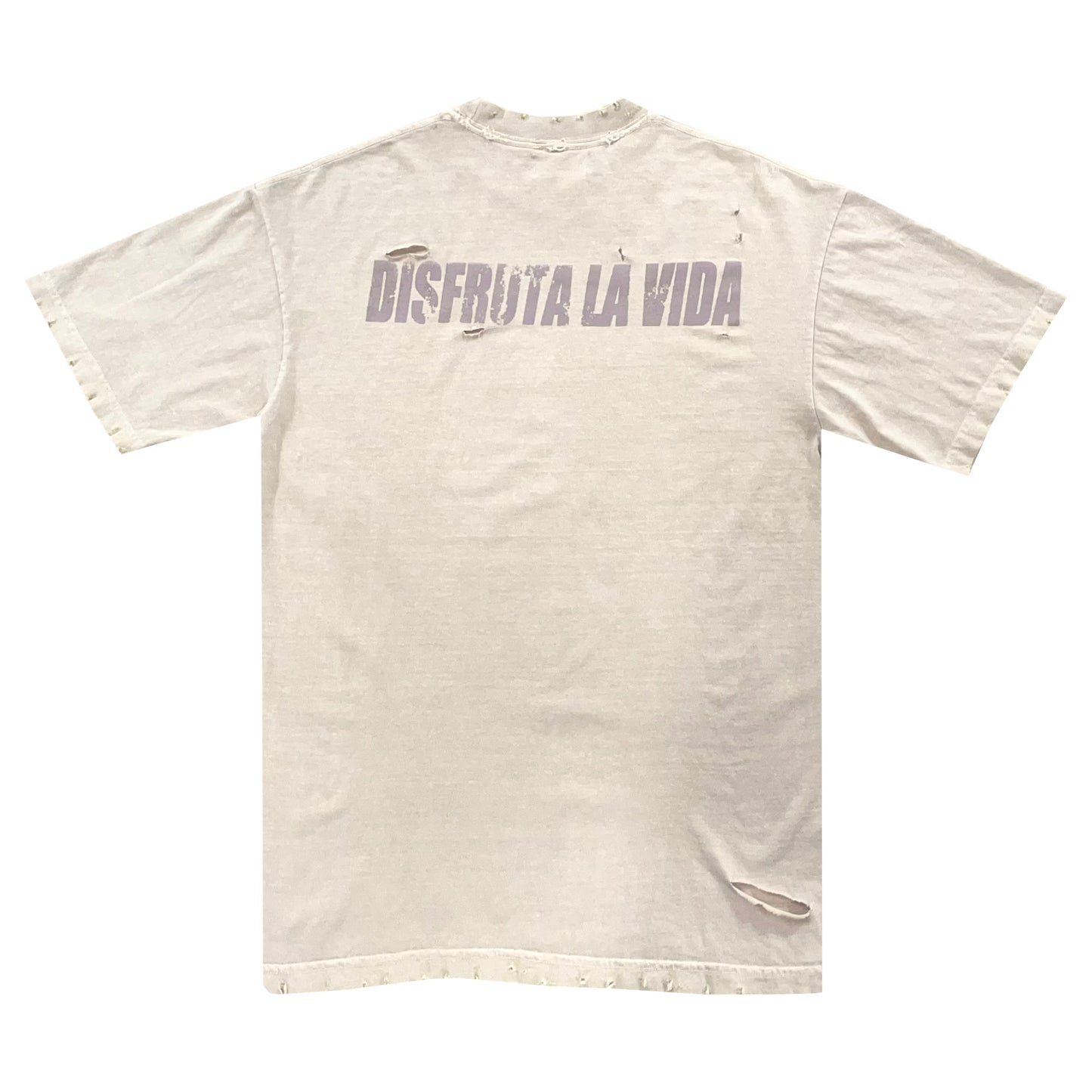 Distressed T-Shirt | Beige